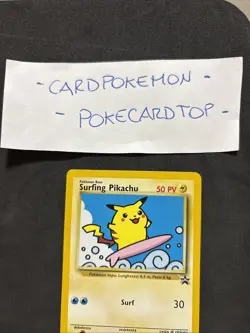 Pokemon Card Surfing Pikachu 28-promo-ita-No Holo-Exc/nm! - Image 2