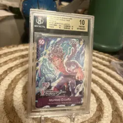 Monkey.D.Luffy (BANDAI CARD GAMES Fest 23-24) P-041 BGS 10 Better Than PSA 10 - Image 1