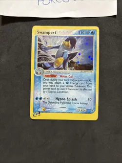 Pokemon Card Swampert 13/109- Ruby and Sapphire -Holo-eng-Exc! - Image 3