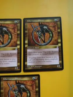Hibernation Sliver x3 Stronghold Magic the Gathering 3 Card. - Image 2