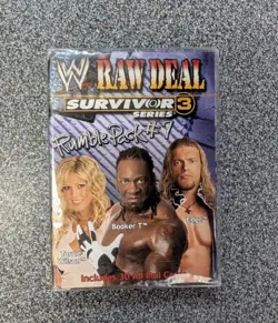 WWE Raw Deal Survivor Series 3 Rumble Pack #7 SEALED 30 FOIL CARDS - Image 1