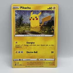 Pokemon Card Pikachu 7/15 McDonalds Promo Holo Rare - Image 1