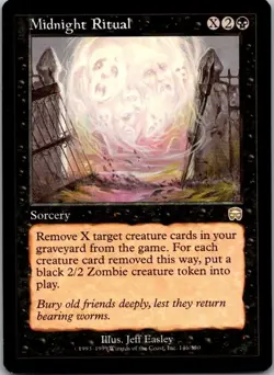 Midnight Ritual Mercadian Masques LP MTG X2 - Image 1