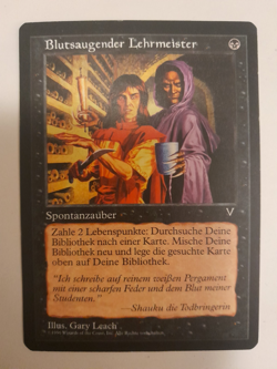Blutsaugender Lehrmeister DE- VampiricTutor - MtG - Visions- NearMint, Unbenutzt - Image 1