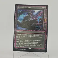 MTG Demonic Counsel (Showcase) Duskmourn: House of Horror Regular - Image 1