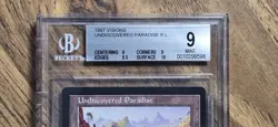 1997 MTG: Undiscovered Paradise English - Visions - Graded BGS 9 Quad++ Mint - Image 3