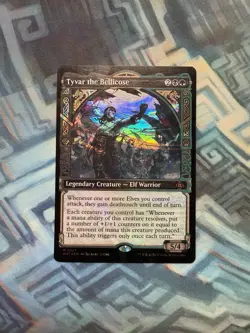 MTG Halo Foil Tyvar the Bellicose EX/LP- MoM: The Aftermath - Please See Photos - Image 1