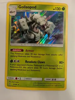 Golisopod 9/145 Guardians Rising Pokemon Holo Foil Nice! - Image 1