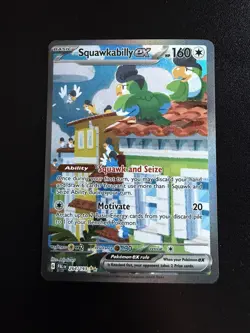 Pokemon TCG Squawkabilly EX 264/193 Special Illustration Rare Holo - NM - Image 1