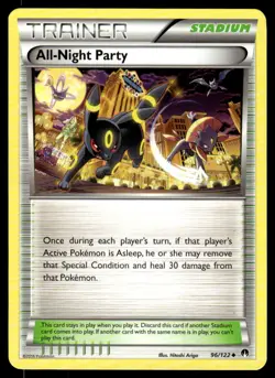 Pokemon TCG BreakPoint #96/122 All-Night Party MP - Image 1