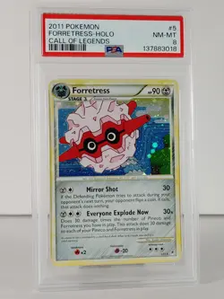 Forretress - POKEMON Call of Legends - 5/95 - Rare Holo - 2011 - PSA 8 - Image 2