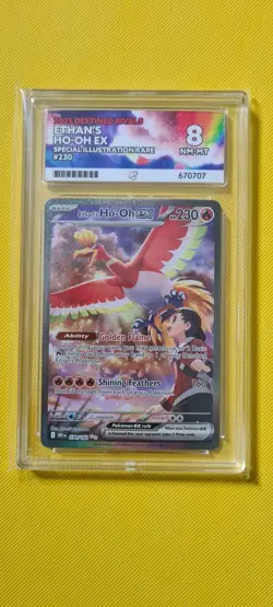 Pokemon Ethans Ho-Oh EX Card 230/182 Sir Destined Rivals Ace 8 - Image 1