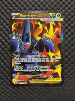 Pokemon TCG Mega Heracross ex 108/094 ME02: Phantasmal Flames Ultra Rare NM - Image 1