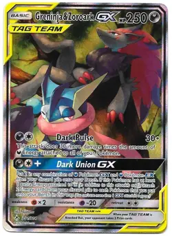 Pokemon TCG - Greninja & Zoroark GX #201/214 - Unbroken Bonds - NM - Image 1