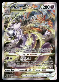 Mewtwo VSTAR GG44/GG70 - SWSH Crown Zenith - Galarian Gallery - Pokemon TCG NM - Image 1