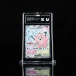 TAG 8.5 NM MT + 2025 Pokemon Lillie's Clefairy ex #173/159 Journey Together - Image 1