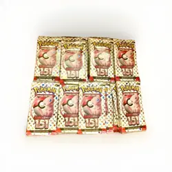 Lot of 10 Pokemon TCG Scarlet Violet 151 Booster Packs - SEALED - Image 1