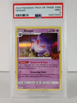 Gengar - Holo - Trick or Trade - 066/196 POKEMON 2023 - PSA 9 - Image 1
