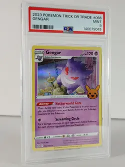 Gengar - Holo - Trick or Trade - 066/196 POKEMON 2023 - PSA 9 - Image 2