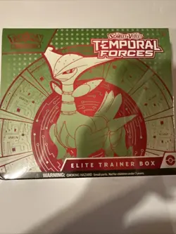 Pokemon TCG Temporal Forces Elite Trainer Box ETB Iron Leaves NEW/Factory Sealed - Image 1