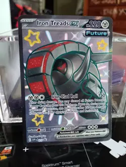 Pokemon TCG Iron Treads EX SVP 073 Shiny Holo Full Art Black Star Promo - Image 1