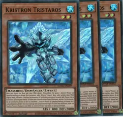 yugioh 3x Kristron Tristaros SUDA-DE019 Super Rare 1Auflage Deutsch - Image 1