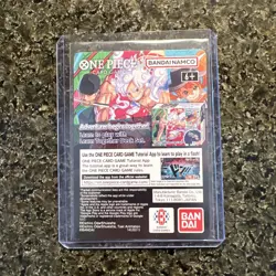 ONE PIECE Monkey D. Luffy US Voyage College Basketball Promo Card Rutgers 🔥 - Image 2