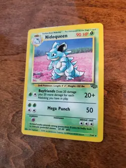 1st Edition Pokemon Card - Nidoqueen - Jungle 7/64 Holographic Rare - Image 2