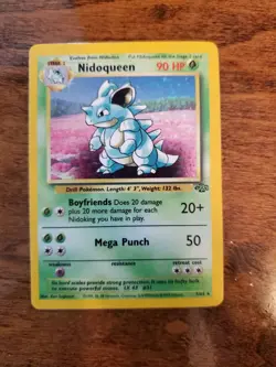 1st Edition Pokemon Card - Nidoqueen - Jungle 7/64 Holographic Rare - Image 4