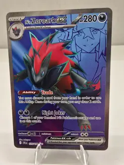 Pokemon Card TCG: N's Zoroark EX Holo Ultra Rare Card Journey Together 175/159 - Image 1