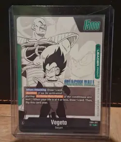 Dragon Ball Super Fusion World Manga Booster Vegeta FB04-051 Gold Leader Card - Image 4