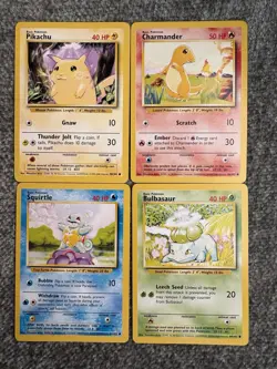 43 Base Set Commons/uncommons 1999-2000 UK 4th Print Pokemon Cards - Pikachu Etc - Image 1