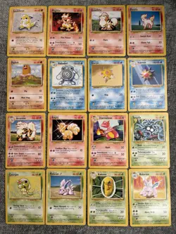 43 Base Set Commons/uncommons 1999-2000 UK 4th Print Pokemon Cards - Pikachu Etc - Image 4