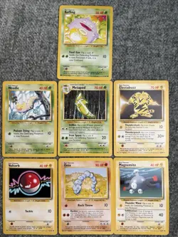 43 Base Set Commons/uncommons 1999-2000 UK 4th Print Pokemon Cards - Pikachu Etc - Image 5