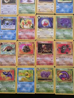 Pokemon 65 Card Team Rocket And Fossil No Duplicate Lot LP Wotc Vintage - Image 3