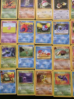 Pokemon 65 Card Team Rocket And Fossil No Duplicate Lot LP Wotc Vintage - Image 4