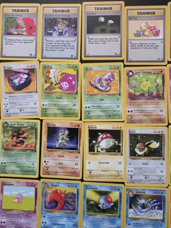 Pokemon 65 Card Team Rocket And Fossil No Duplicate Lot LP Wotc Vintage - Image 5