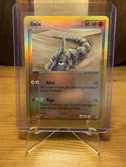 Pokemon TCG Onix 71/100 EX Sandstorm Reverse Holo Card 2003 - Image 2