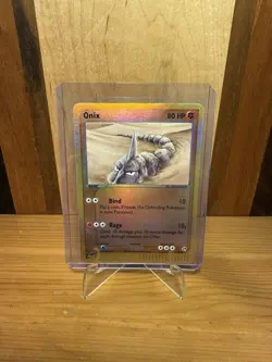 Pokemon TCG Onix 71/100 EX Sandstorm Reverse Holo Card 2003 - Image 4
