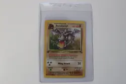 1999 Aerodactyl 1/62 Fossil 1st Edition HOLO Rare Pokemon TCG Card Vintage WOTC - Image 1