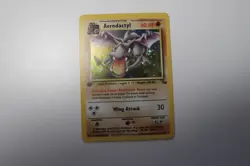 1999 Aerodactyl 1/62 Fossil 1st Edition HOLO Rare Pokemon TCG Card Vintage WOTC - Image 2