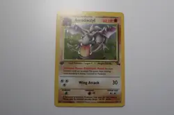 1999 Aerodactyl 1/62 Fossil 1st Edition HOLO Rare Pokemon TCG Card Vintage WOTC - Image 3