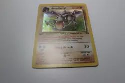1999 Aerodactyl 1/62 Fossil 1st Edition HOLO Rare Pokemon TCG Card Vintage WOTC - Image 4