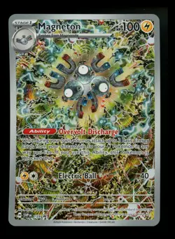 #3 Magneton 159 Black Star Promo 2024 Scarlet Violet Holo IR Pokemon Card TCG - Image 1