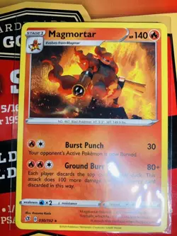Magmortar #30/192 Rebel Clash Rare Pokemon Card Non Holo V554 BUY 1 GET 1 FREE - Image 1