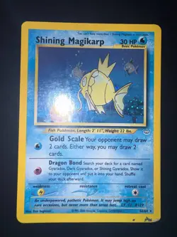 Pokemon Card Shining Magikarp 66/64 Neo Revelation Holo Pokemon ENG - Image 1