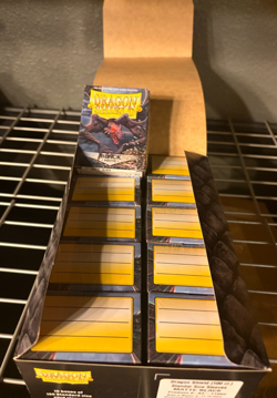 Dragon Shield Matte Black Standard Size Card Sleeves (10 Boxes x 100 Sleeves) 7426844785508 - Image 2