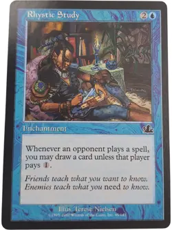 Magic The Gathering Rhystic Study Prophecy MTG Card (1) T2160 HS2 - Image 1