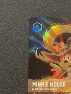 Disney Lorcana Minnie Mouse Musketeer Champion 206/204 Enchanted Foil Card - Image 3