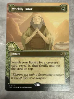 MTG Avatar: The Last Airbender Eternal-Legal: Worldly Tutor Showcase (0314) NM - Image 1